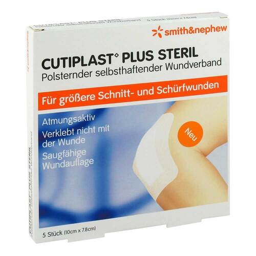 Cutiplast Plus steril 7,8x10 cm Verband - 1