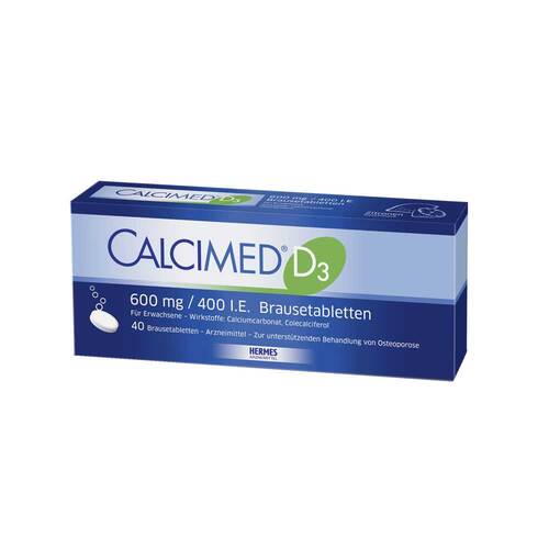 Calcimed D3 600 mg / 400 I.E. Brausetabletten - 1