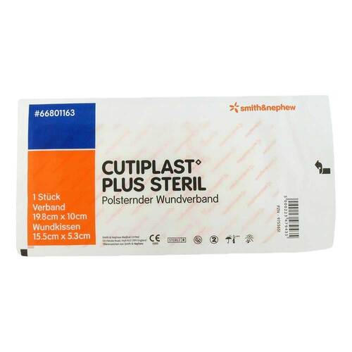 Cutiplast Plus steril 10x19,8 cm Verband - 1