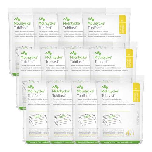 Tubifast 2-Way-Stretch 10,75cmx1m gelb Schlauchv. - 1