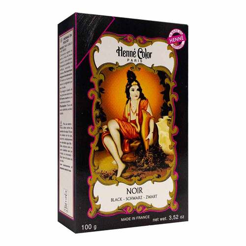 Henna Color Pulver schwarz Noir - 1