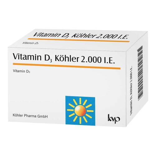 Vitamin D3 K&ouml;hler 2000 IE Kapseln - 1