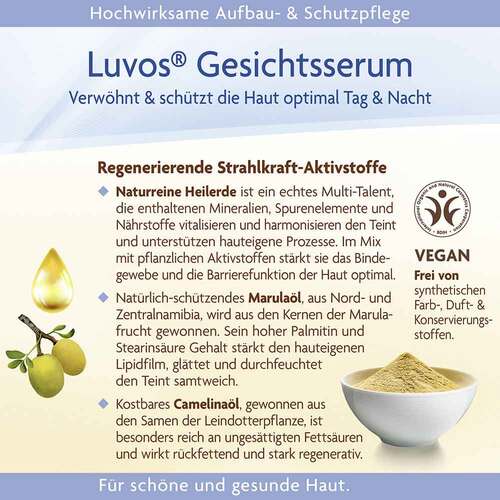 Luvos Naturkosmetik Gesichtsserum Intensivpflege - 4