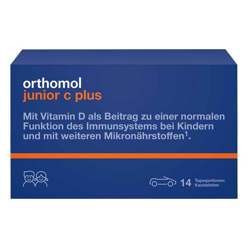 Orthomol Junior C plus Kautabletten Mandarine-Orange - 1