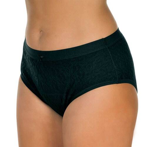 Suprima Ladonna Slip mit W&auml;scheschutz Gr&ouml;&szlig;e L schwarz - 2