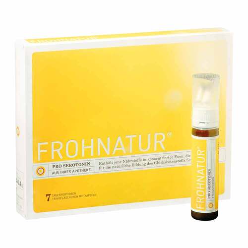 Frohnatur Pro Serotonin Trinkfl&auml;schchen mit Kapseln - 1