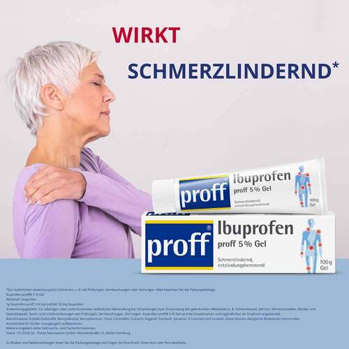 Ibuprofen proff 5% Gel - 2
