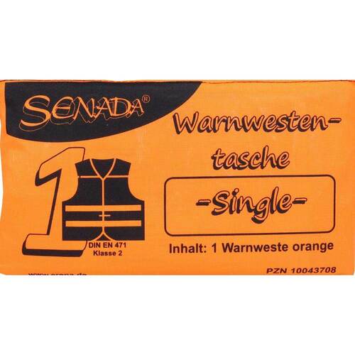Senada Warnweste orange Single Tasche - 1