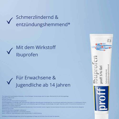 Ibuprofen proff 5% Gel - 5