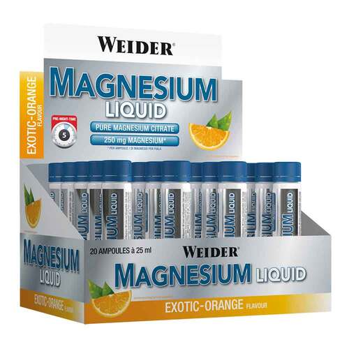 Magnesium Liquid 250 mg Exotic-Orange Trinkampulle - 1