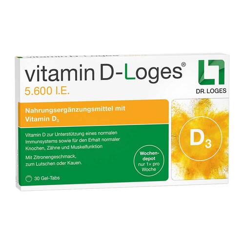 Vitamin D-Loges 5.600 I.E. Kautabletten - 1