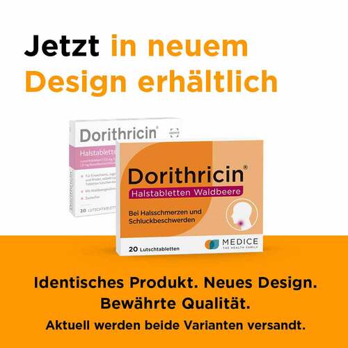 Dorithricin® Halstabletten Waldbeere bei Halsschmerzen - 2