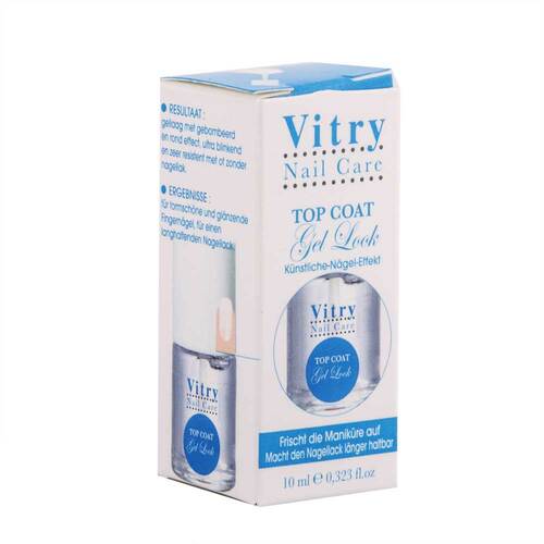 Vitry Nail Care Top Coat Gel Look - 1