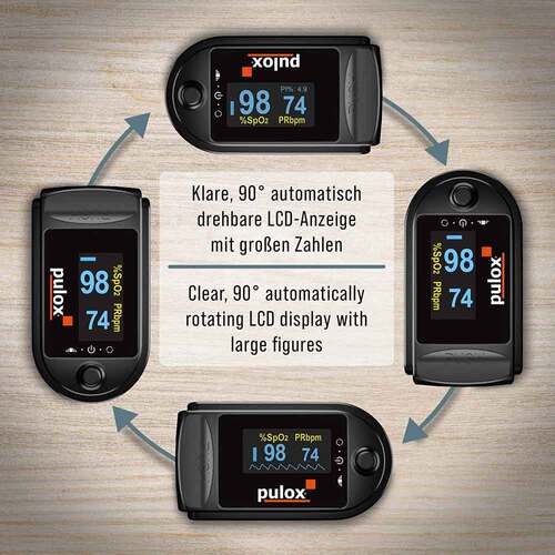 Pulox PO-200 Pulsoximeter schwarz - 3