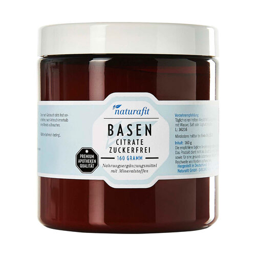 Naturafit Basencitrate zuckerfrei Pulver - 1