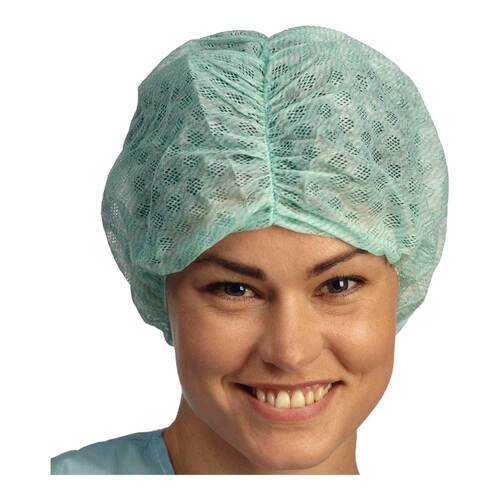 OP Haube Flair barettform Mittelnaht gr&uuml;n - 1