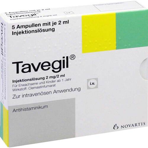 Tavegil Injektionsl&ouml;sung 2 mg / 2 ml Ampullen - 1