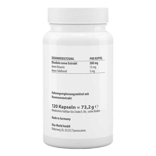Rosenwurz Extrakt 500 mg Kapseln - 2