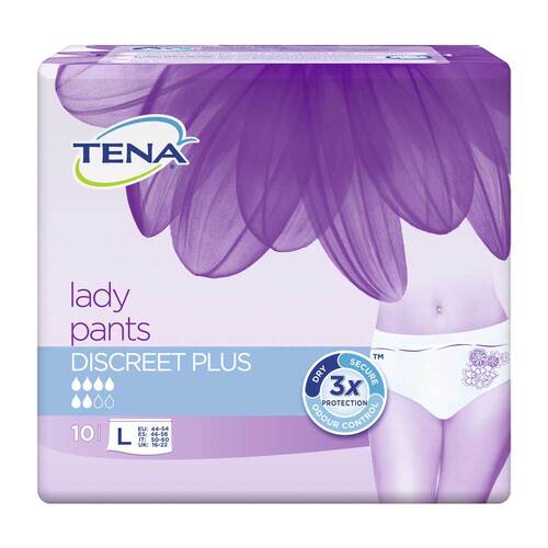 Tena Lady Pants Discreet Plus L - 1