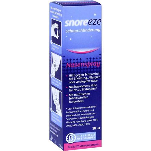 Snoreeze Schnarchlinderung Nasenspray - 1