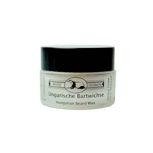 Bartwichse ung.in der Glasdose Golddachs - 1