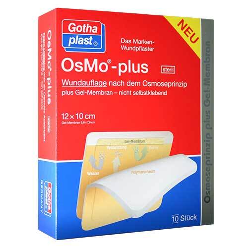 Osmo Plus Wundauflage 10x12 cm steril - 1