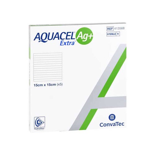 Aquacel Ag + Extra 15x15 cm Kompressen - 1