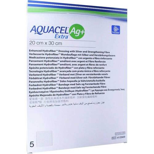 Aquacel Ag + Extra 20x30 cm Kompressen - 1