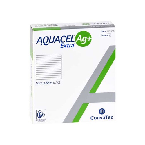 Aquacel Ag + Extra 5x5 cm Kompressen - 1