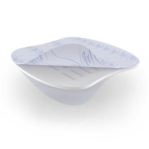 Cutimed Siltec Plus Schaumverband 5x6 cm haftend - 2