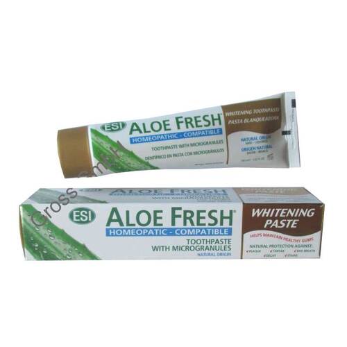 Aloe Vera Zahnpasta Hom&ouml;opat.ohne Fluor Natur-Whiten. - 1