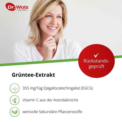 Gr&uuml;ntee Extrakt Dr. Wolz Kapseln - 3