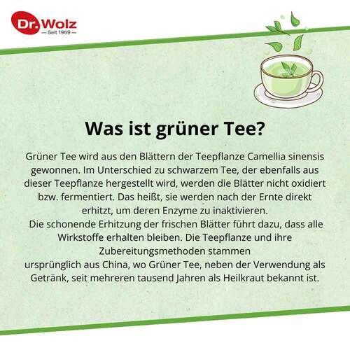 Gr&uuml;ntee Extrakt Dr. Wolz Kapseln - 4