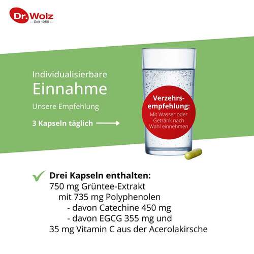 Gr&uuml;ntee Extrakt Dr. Wolz Kapseln - 5