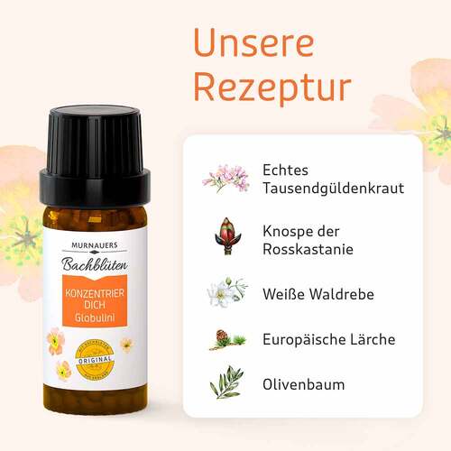 Bachbl&uuml;ten Murnauers Globuli Konzentrier Dich - 2