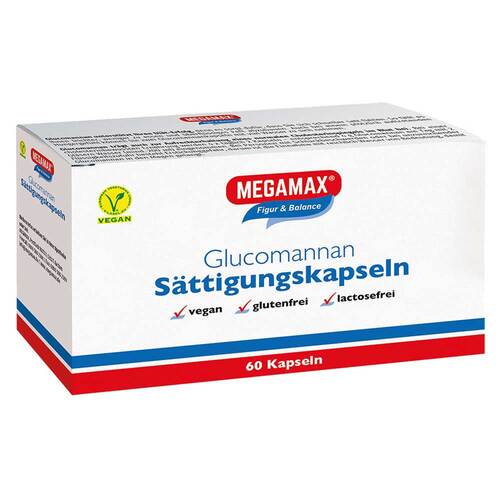 Megamax S&auml;ttigungskapseln Glucomannan - 1