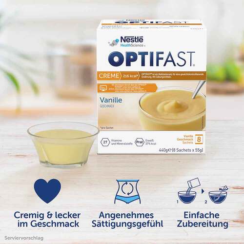 Optifast home Creme Vanille Pulver - 6