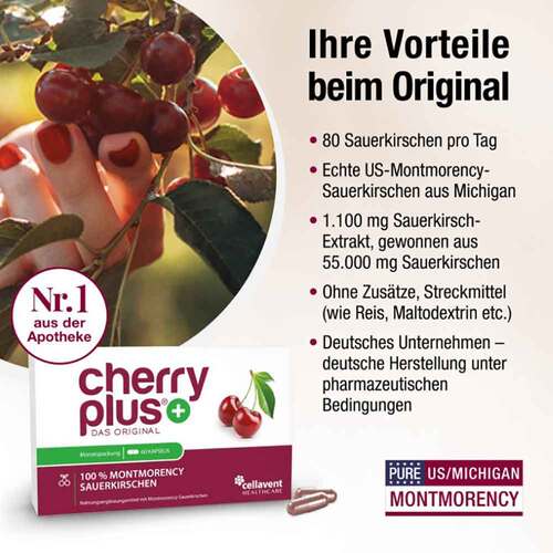 Cherryplus Montmorency Sauerkirschkapseln - 4