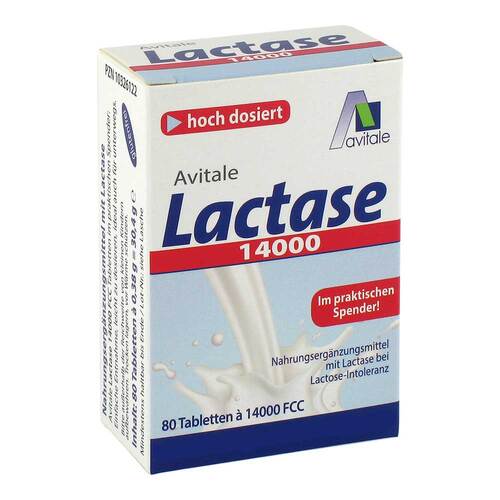 Lactase 14000 FCC Tabletten im Spender - 1