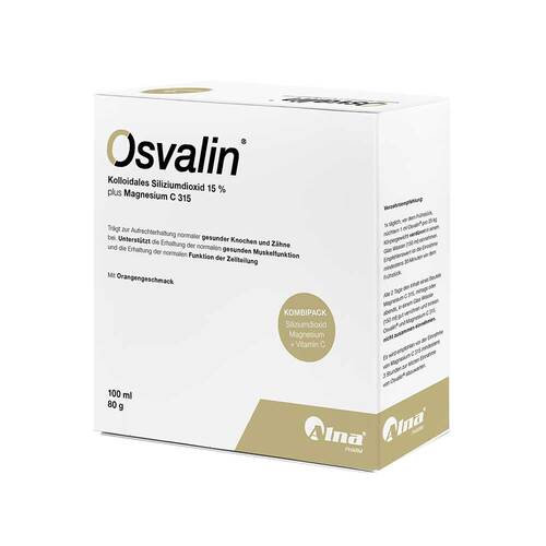 Osvalin 100 ml Silizium + 80 g Magnesium Kombipack. - 1