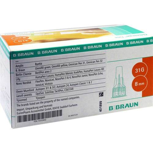 Omnican fine Pen Kan&uuml;le 31G 0,25x8mm - 1