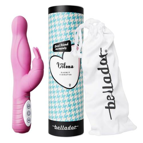 Belladot / Vilma Rabbit pulsierender Vibrator pink - 1