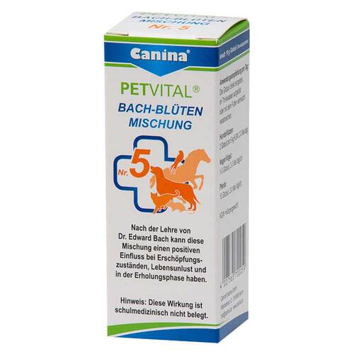 Petvital Bachbl&uuml;ten Nr.5 Globuli vet. (f&uuml;r Tiere) - 1