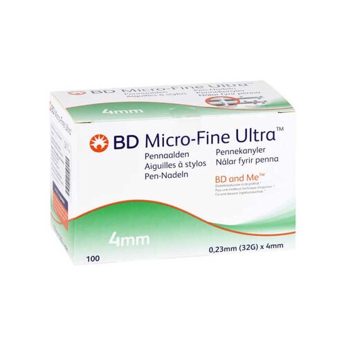 BD Micro-Fine Ultra Pen-Nadeln 0,23x4 mm - 1