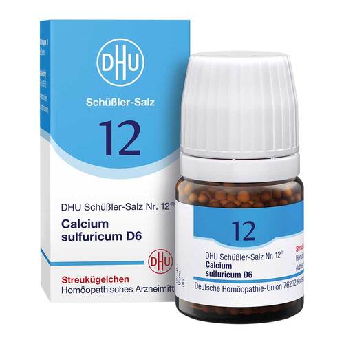 DHU Sch&uuml;&szlig;ler-Salz Nr. 12 Calcium sulfuricum D 6 Globuli - 1