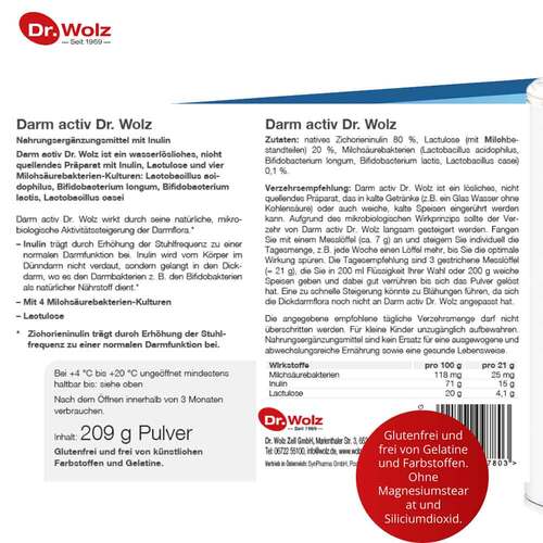 Darm Activ Dr. Wolz Pulver - 6