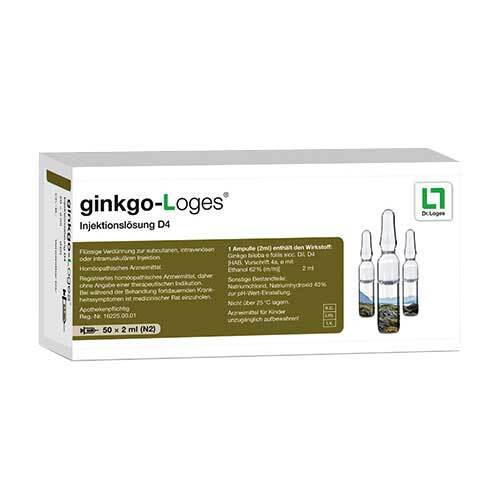 Ginkgo-Loges Injektionsl&ouml;sung D 4 Ampullen - 1