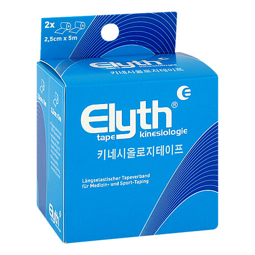 Elyth Tape Kinesiologie 2,5 cm x 5 m blau - 1