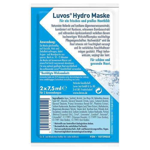 Luvos Naturkosmetik Heilerde Hydro Maske - 2