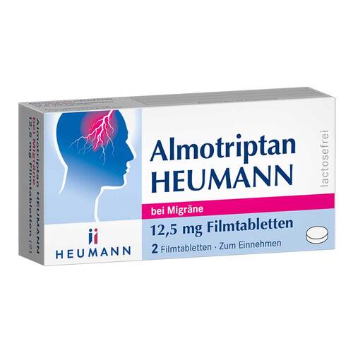 Almotriptan Heumann bei Migr&auml;ne 12,5 mg Filmtabletten - 1